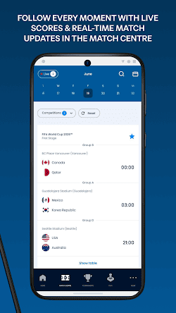 FIFA Official App screenshot