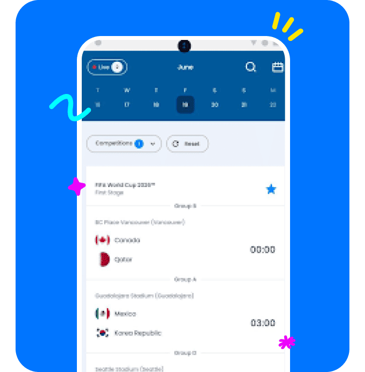 Real-Time Match Center