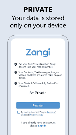 Zangi Private Messenger screenshot