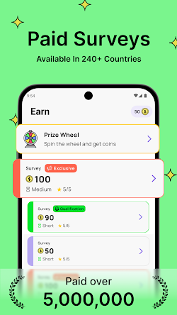 Paid Survey screenshot